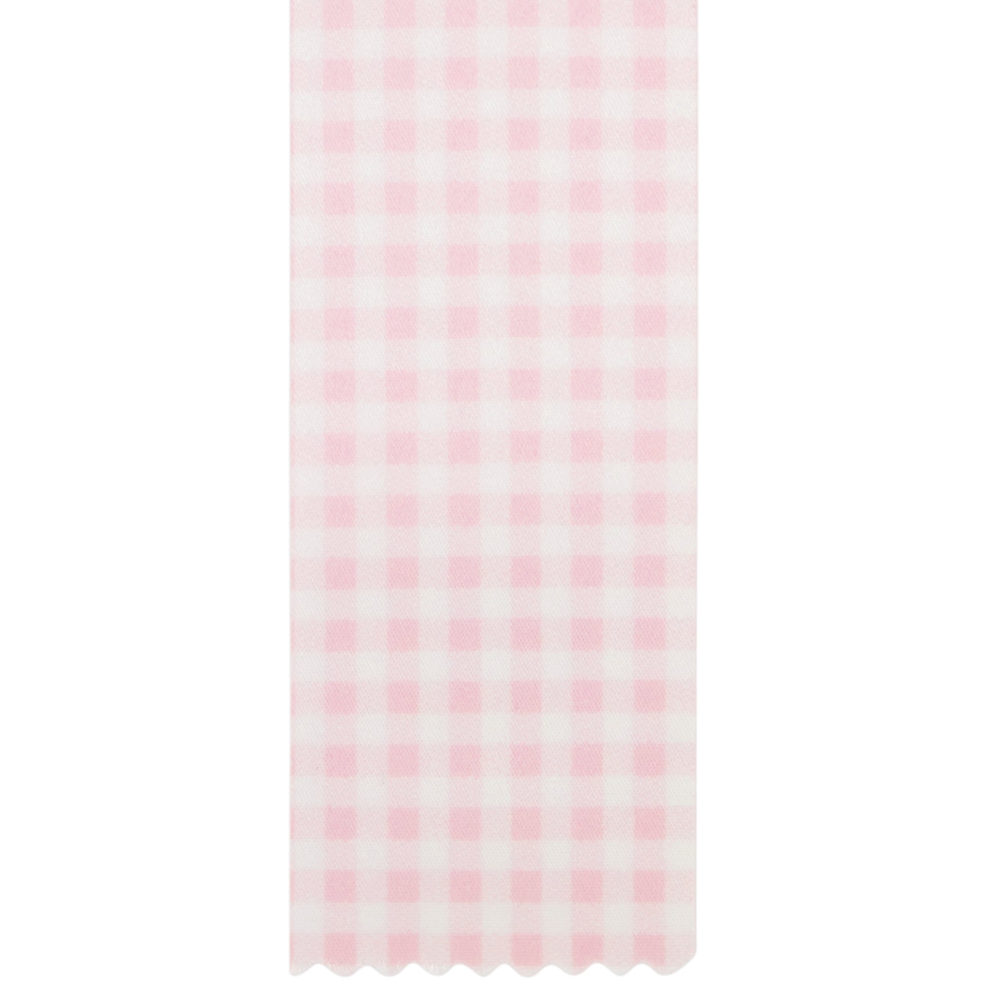 2.5 Glitter Gingham Check Ribbon: Pink - 10yds